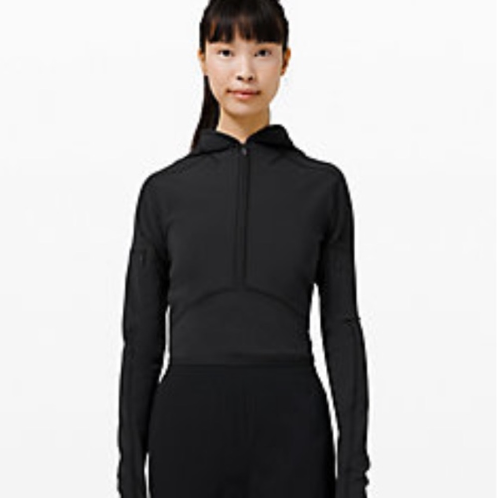 Lululemon Break a Trail 1/2 Zip Hoodie
Black